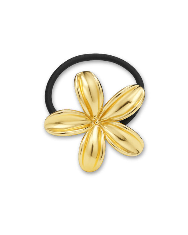 Gold Flower Hair Elastic