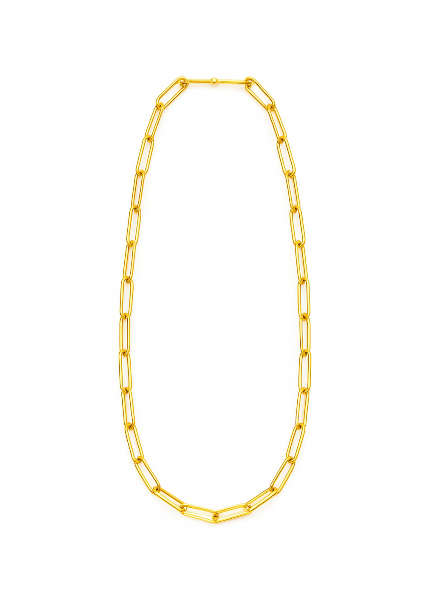 Crumpled chain necklace