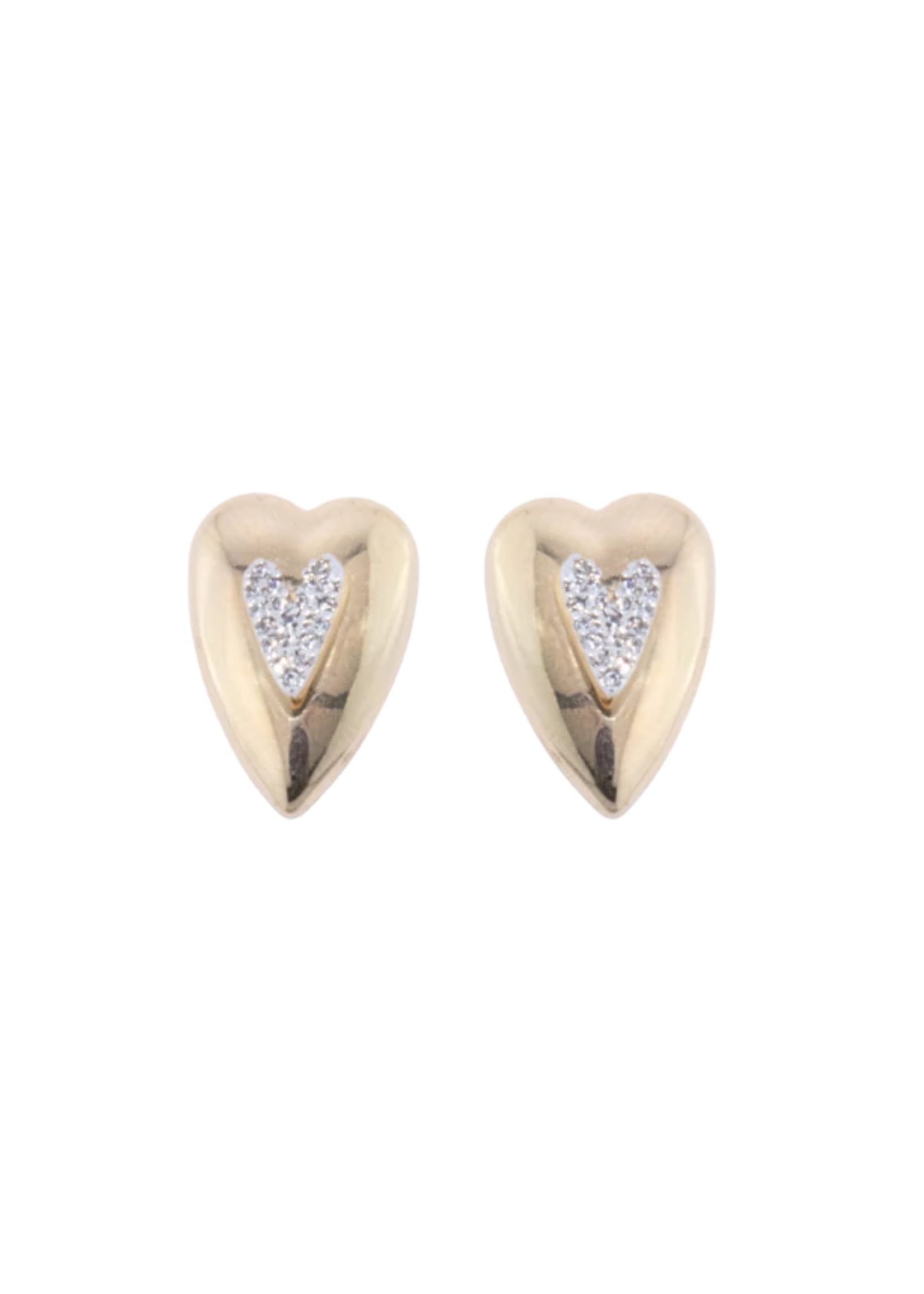 Earring Heart Rise Silver