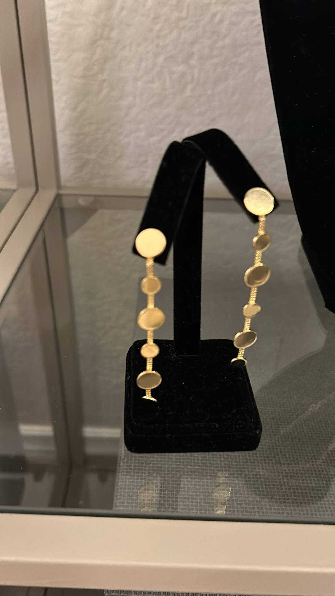 Drops Sky Gold Earrings