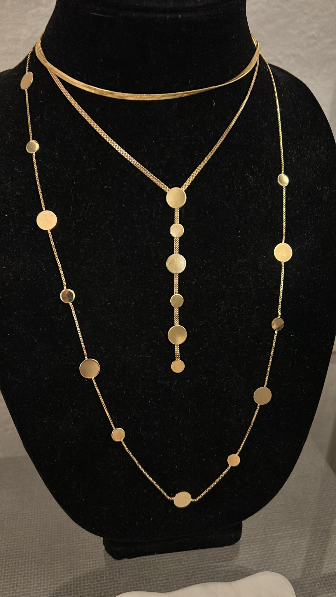 Necklace Circular Sky Gold
