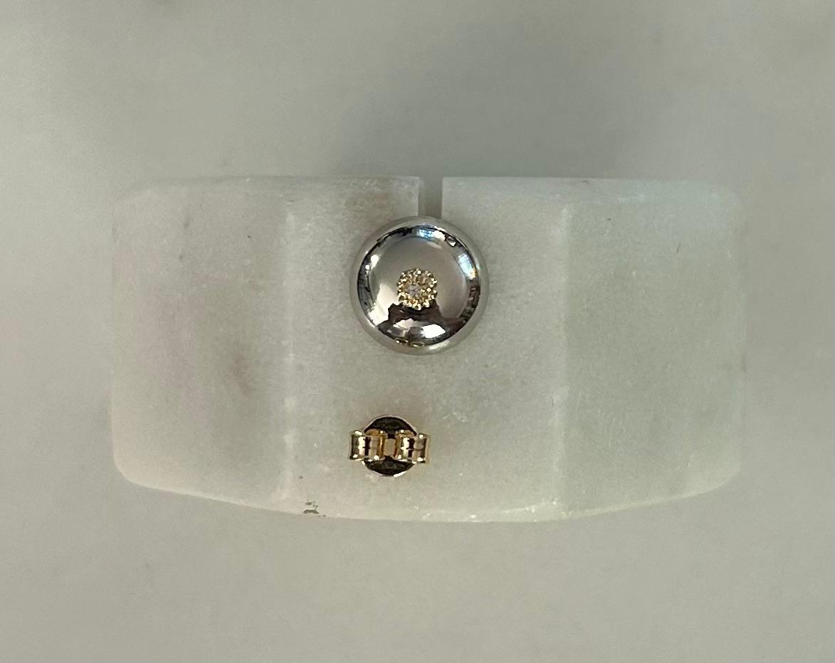 Mini Cocoon Earring Silver