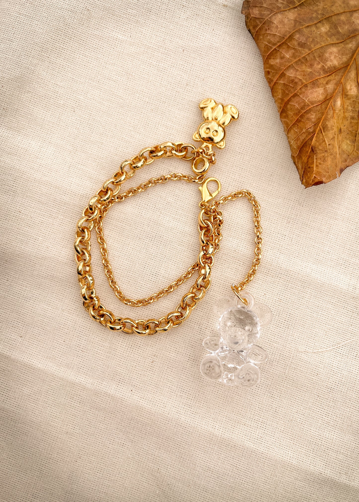 Soft bear bracelet Welcome
