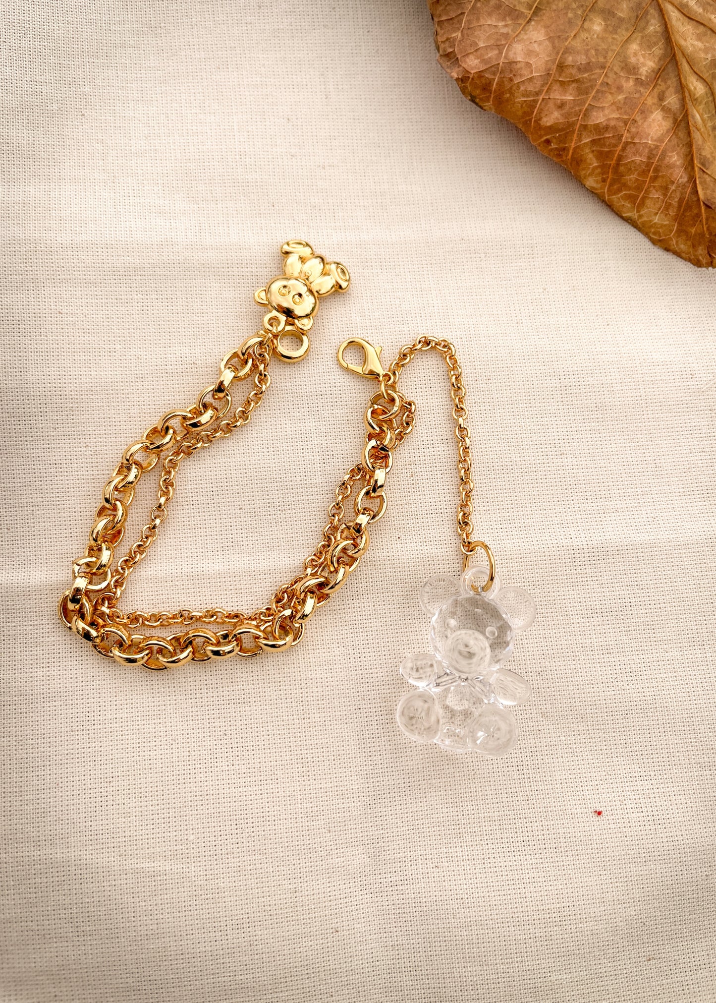 Soft bear bracelet Welcome