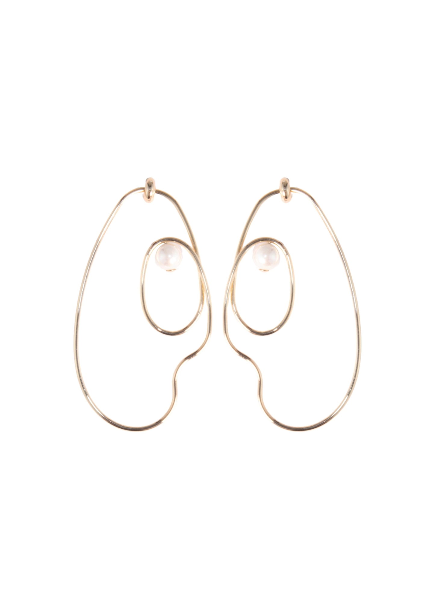 Earring Flame Silver