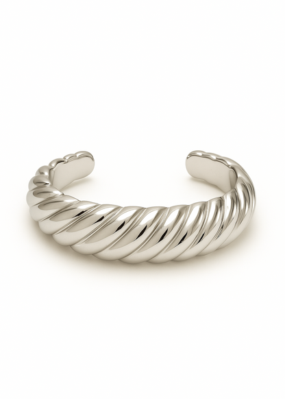 Textured Wave Bracelet