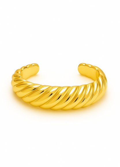 Textured Wave Bracelet