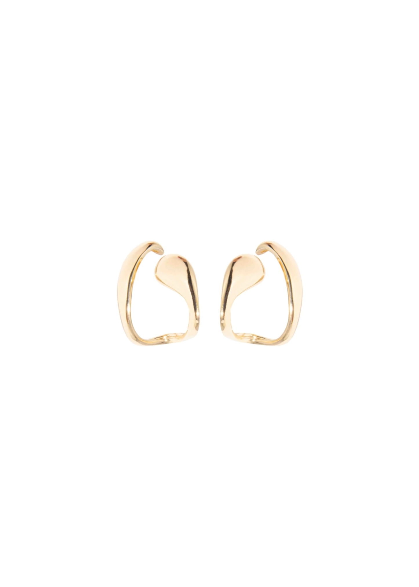 Earring Noir Gold