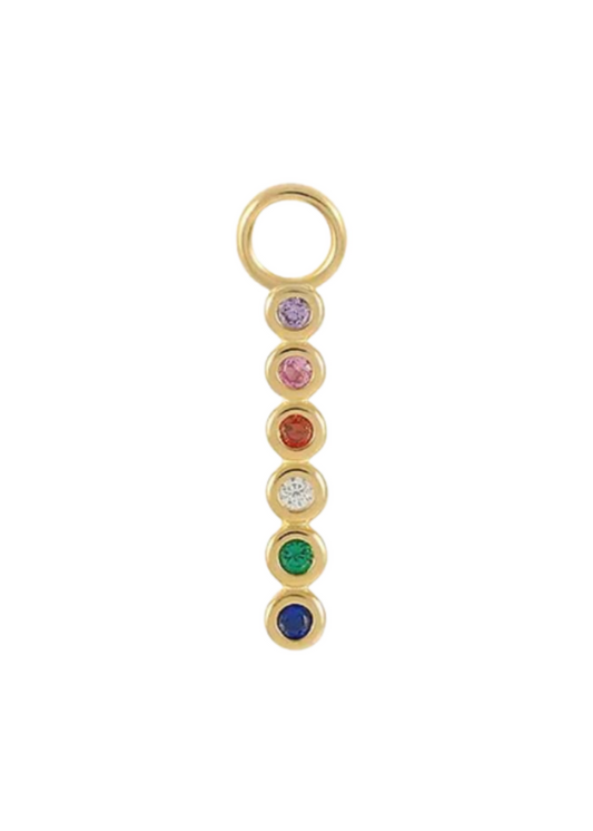 Gold kundalini Welcome hoop charm
