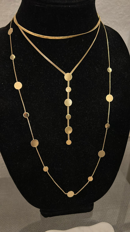 Necklace Circular Sky Gold