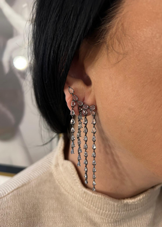 Tiered earrings