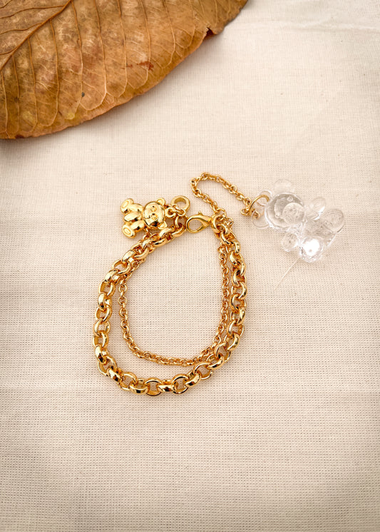 Soft bear bracelet Welcome